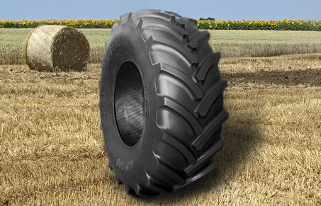 Der BKT RM 500 ist ein Reifen für Mähdrescher, Maishäcksler und vergleichbare Erntemaschinen.