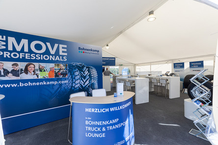 Die Bohnenkamp Lounge bot den Gästen von Europas führendem Reifengroßhändler einen willkommenen Anlaufpunkt auf dem Truck Grand Prix am Nürburgring